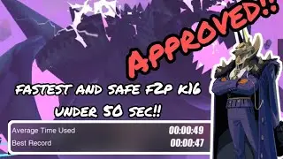 FASTEST F2P Kronos 16 under 50 sec!! MUST WATCH #dislyte