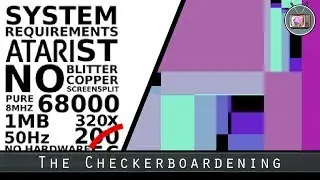 The Checkerboardening by Newline, 2018 | Atari ST Demo