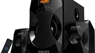 Philips 2.1 Multimedia Speaker System Explode MMS4040F/94 Bass Volume quality testing