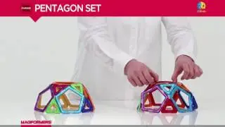 Видеообзор набора MAGFORMERS PENTAGON 12 SET