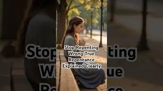 Stop Repenting Wrong True Repentance Explained Clearly