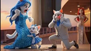 Shocked Cat Mom Meets Magic Goldfish First Time! 😱✨🌊