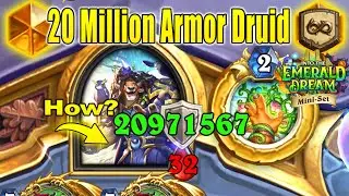 Is 20 Million Armor Druid Deck Good Enough in 2025 Into the Emerald Dream Mini-Set | Hearthstone