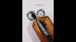 #drawing flowers 🌹💐#silver Vinanti Creation and Marker pen 🌹