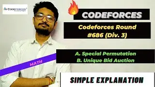 A. Special Permutation | B. Unique Bid Auction | Codeforces Round 