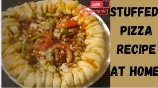 how to make stuffed pizza at home (अब डोमिनोज जाने की जरूरत ही नहीं)#cook #viral @merirasoi91