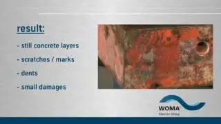 Woma TV - Cleaning of concrete formwork pl