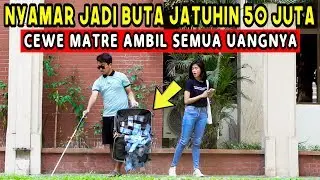 NYAMAR JADI ORANG BUTA Jatuhin UANG 50 JUTA DI JALAN! Tes KEJUJURAN Eh UANG SEKOPER DI BAWA KABUR