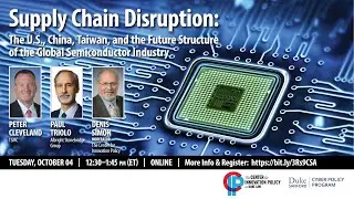 Center for Innovation Policy | Supply Chain Disruption