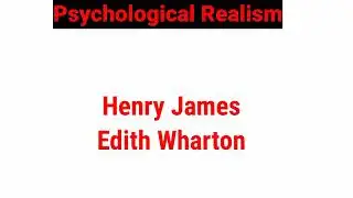Psychological Realism in Literature