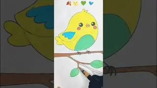 #birds #coloring #painting #drawing #art #trending #viralshorts #ytshorts #share #art
