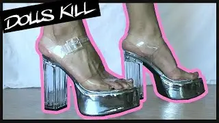 DollsKill Shoe Unboxing | I Want It All Clear Heels