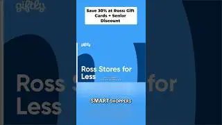 Unlock HUGE Savings: Ross Gift Card Hack Revealed! #shorts