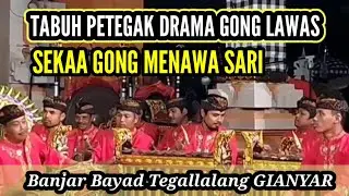 Sekaa Gong Lawas Menawa sari, Banjar Bayad Tegallalang GIANYAR.