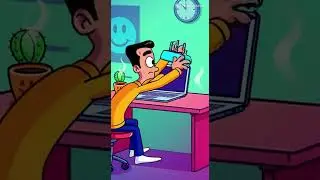 CAIU DE NOVO! #internet #pc #wifi #raiva  #humor #meme #desenho #offline #viral #shorts #setup #fy