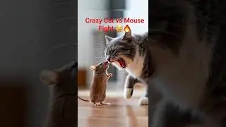 Crazy Cat vs Mouse Fight 😂🔥