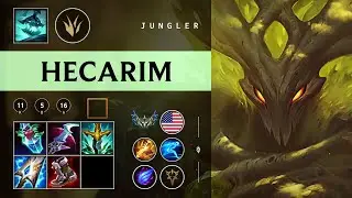 Hecarim Jungle vs Rengar - NA Challenger Patch 26.02
