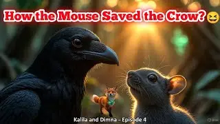 The Mouse and the Crow | Kalila and Dimna &ndash; True Friendship Story 🐭❤#cartoon 