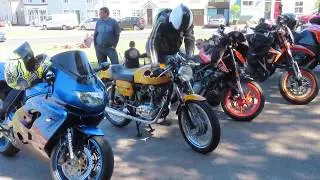 1973 DUCATI 350 DESMO START UP