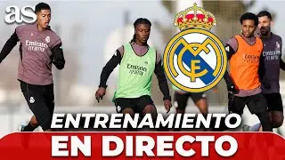 EN VIVO, ENTRENAMIENTO del REAL MADRID | ÚLTIMO del AÑO y puertas abiertas