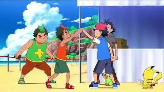 Goh finds out ash is a Alola League champion english dub Pok&eacute;mon Journeys | Pok&eacute;mon Sword and Shield