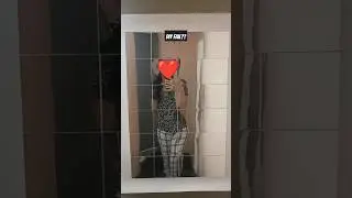 Meesho Acrylic Mirror Stickers🪞 #meesho #diy #fail #shorts