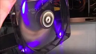 BitFenix Spectre LED PWM 14cm Fan Blue Unboxing, Review and Test