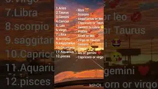 most compatible zodiacs #astrology #viral #zodiac #love #couple #usa