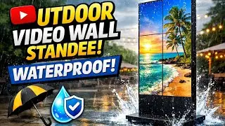 Rain or Shine! 🌧️ Outdoor Video Wall Standee &ndash; 100% Waterproof