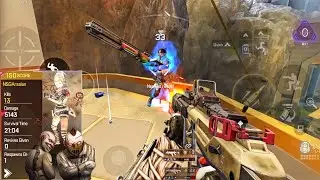 RANK SOLO 5K DAMAGE - APEX LEGENDS MOBILE