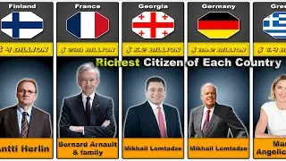Richest Citizen of Each Country on the 2024 | Global Rich List 2024 | Country Wealth Leaders
