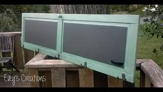 Upcycled Door into Hall Tree, Painting with CeCe Caldwell's Paints