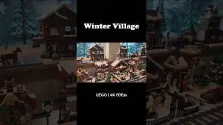 🧱❄️ LEGO Winter Village | Warm Lights & Small Joys | 4K 60fps | Chill POP/R&B