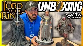Estatuas 1/6 de WETA de EL SEÑOR DE LOS ANILLOS 🔥 ¿Qué tal son? 🤔 Nazgul, Aragorn rey y Lurtz