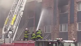 CFD battle large fire at residential building near O'Hare