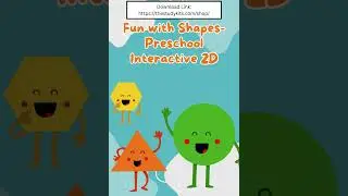 Fun with Shapes  Preschool Interactive 2D Shapes Book