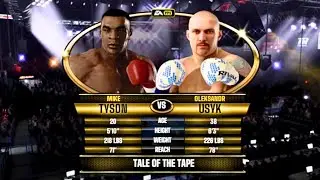 Mike Tyson vs Oleksandr Usyk FULL FIGHT | Fight Night Forever AI Simulation Gameplay (CPU vs CPU)