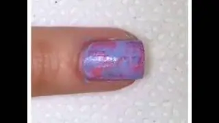 Dry brush mani