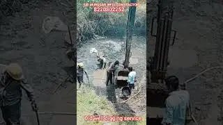new well digging service #pondpump #hitachizaxisbelahjalan #excavator #well #pond #கிணறு வெட்டுதல்