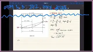 양창현/구조역학/예제(5.3)