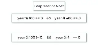 C Program To Determine Leap Year or Not using Logical Operators