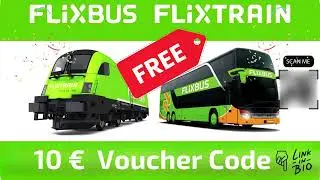 FlixBus & FlixTrain 10&euro; Discount 🚆💸 G (2025)!