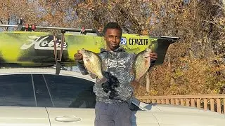 Clear lake wintertime fishing (crappie)