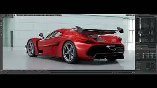 Koenigsegg Automotive Materials Placement video