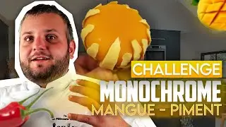 Dessert Monochrome Jaune &agrave; la Mangue, Citron & Piment d'Oiseau 🍋🌶️