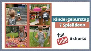 7 Spiele f&uuml;r einen Kindergeburtstag im Sommer #shorts