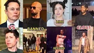 ELON MUSK vs SAM ALTMAN EXPLODES, Andrew Tate BANNED, Trump's Rapper, Prime SHIPPING DEAD 😨