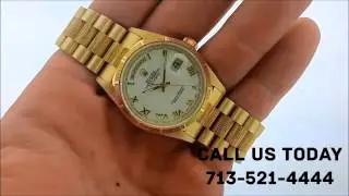 Часы Rolex President Day Date 18238 с отделкой Bark
