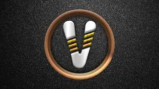 V Professional Logo. Design a profession logo by simple steps #pixellab