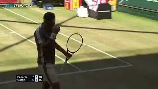 federer slice return serve